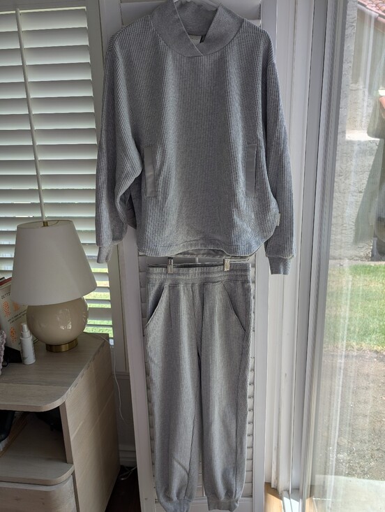 Varley Sweaters - Varley S Ribbed Pullover & Jogger Set